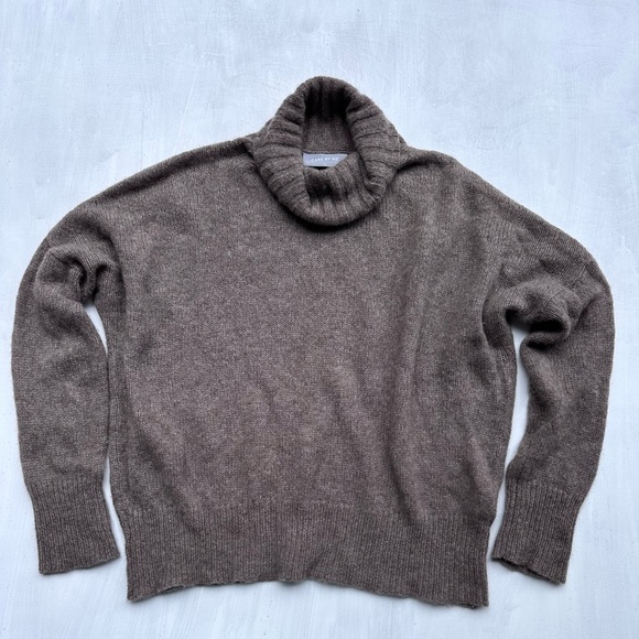 Care By Me Hanne Turtleneck Luxury Cashmere Silk Blend Sweater - Picture 3 of 16